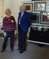 Jill Wiliams &amp; Nola Ashcroft enjoy the displays